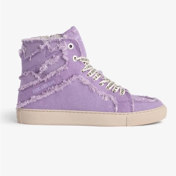 ZADIG & VOLTAIRE High Flash High-Top Trainers size 41 - Picture 1 of 11